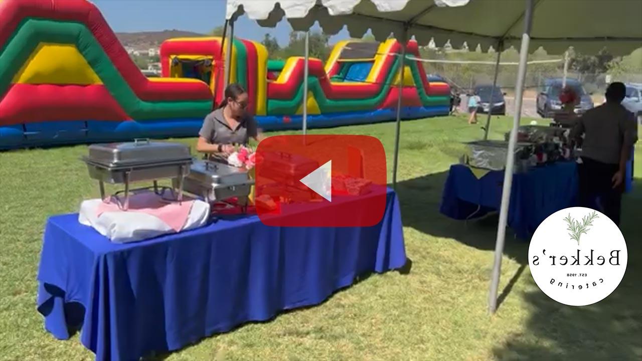 WATCH VIDEO: San Diego Picnic Catering :: Bekker的餐饮 @ Santee Lakes, San Diego, CA
